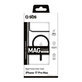 SBS - Mag Frame Case kompatibel mit MagSafe für iPhone 17 Pro Max, Schwarz