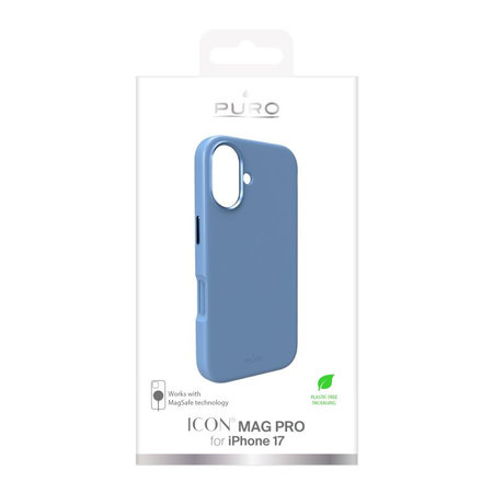 PURO - ICON MAG PRO Case mit MagSafe für iPhone 17, Blau