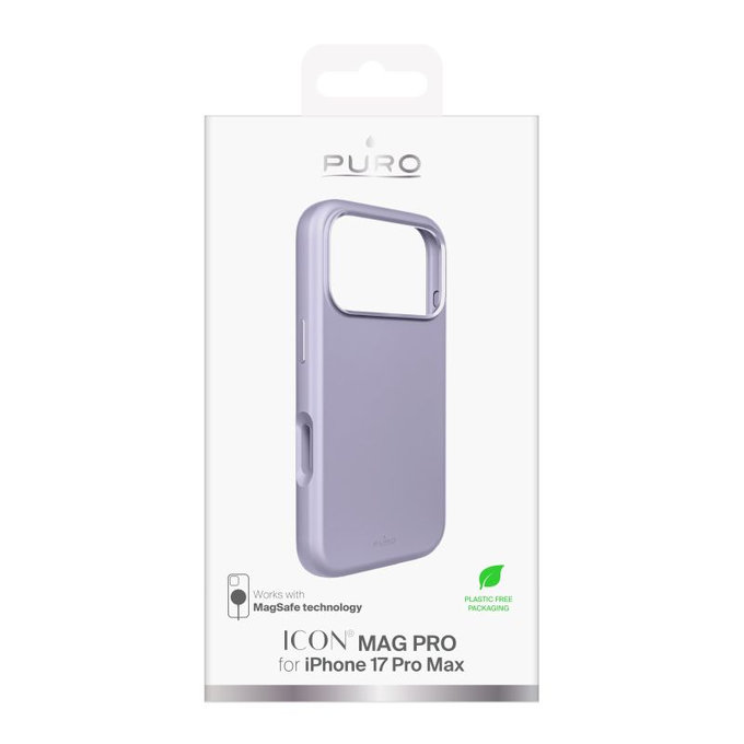 PURO - ICON MAG PRO Case mit MagSafe für iPhone 17 Pro Max, Pink