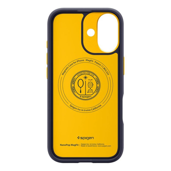 Spigen - Nano Pop Case mit MagSafe für iPhone 17, Blueberry Navy