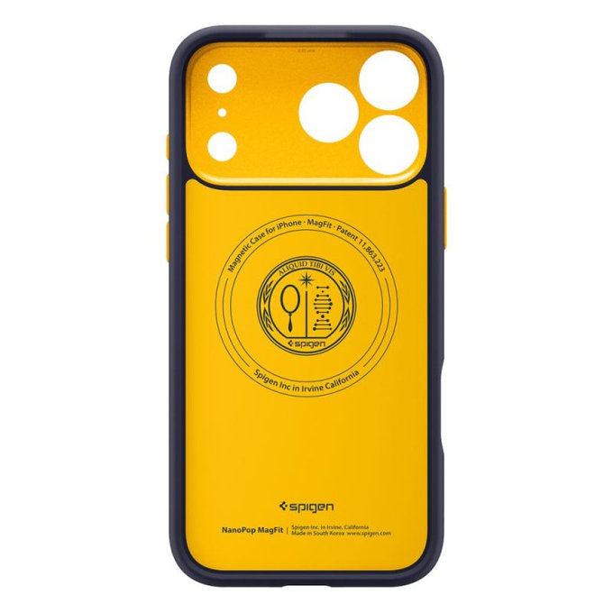 Spigen - Nano Pop Case mit MagSafe für iPhone 17 Pro, Blueberry Navy