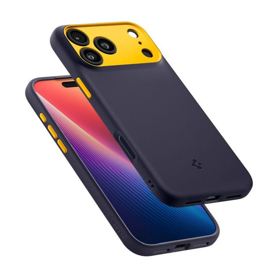 Spigen - Nano Pop Case mit MagSafe für iPhone 17 Pro, Blueberry Navy