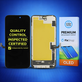 Display Soft OLED für iPhone 15 Plus, Touchscreen-Glas mit Rahmen, DIAGNOSTIC