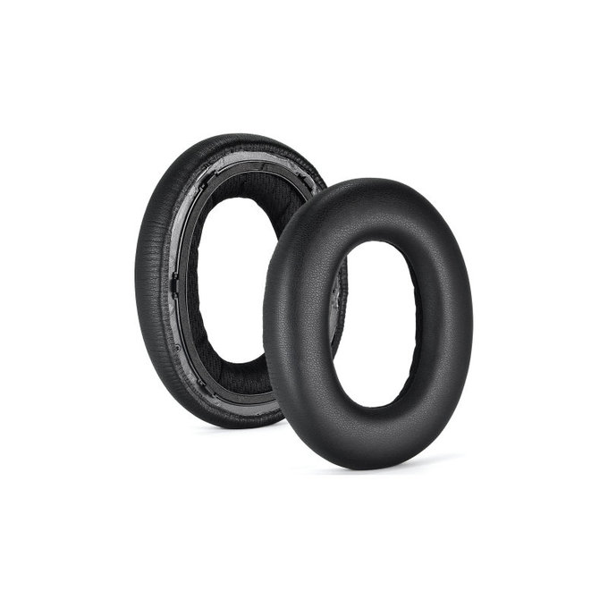 Ersatz-Ohrpolster für Bowers & Wilkins PX7, Memory-Schaumstoff + PU-Leder, Schwarz, 1 Paar