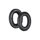 Ersatz-Ohrpolster für Bowers & Wilkins PX7, Memory-Schaumstoff + PU-Leder, Schwarz, 1 Paar