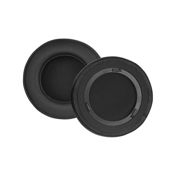 Ersatz-Ohrpolster für Corsair Virtuoso RGB, Memory-Schaumstoff + PU-Leder, Schwarz, 1 Paar
