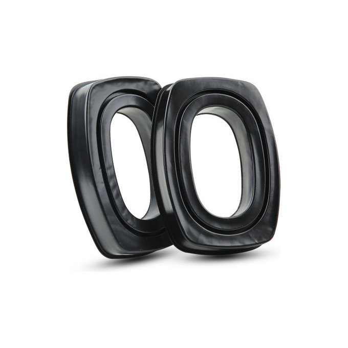 Ersatz-Ohrpolster für Howard Leight Impact, Memory-Schaumstoff + Leder, Schwarz, Kühlgel, 1 Paar