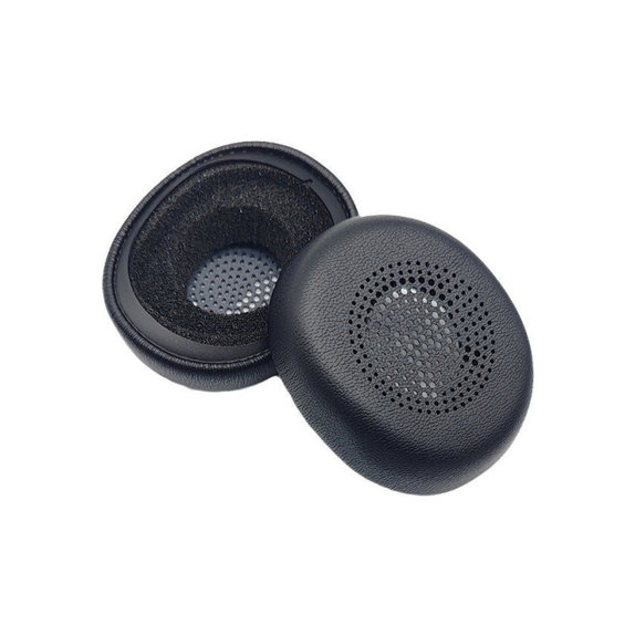Ersatz-Ohrpolster für Jabra Evolve2 30, Memory-Schaumstoff + PU-Leder, Schwarz, 1 Paar