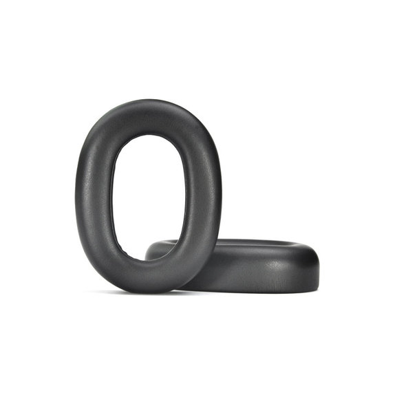 Ersatz-Ohrpolster für Jabra Evolve2 85 UC/MS, Memory-Schaumstoff + Leder, Schwarz, 1 Paar
