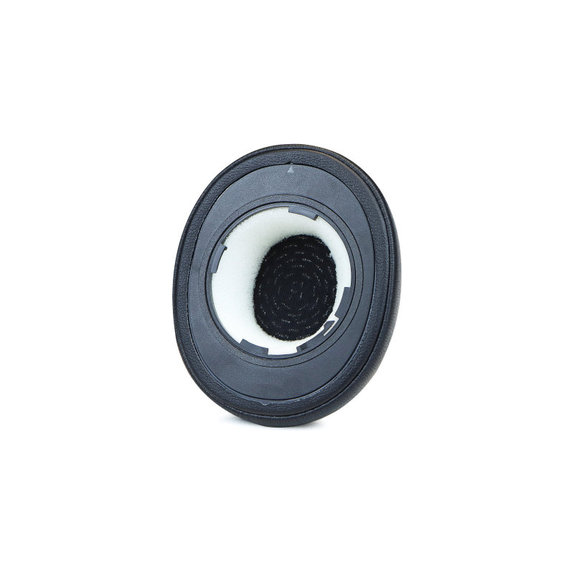 Ersatz-Ohrpolster für Jabra Evolve2 65 UC/MS (Flex), Memory-Schaumstoff + PU-Leder, Schwarz, 1 Paar