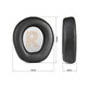 Ersatz-Ohrpolster für JBL Quantum Q200, Q300, Memory-Schaumstoff + PU-Leder, Schwarz, 1 Paar