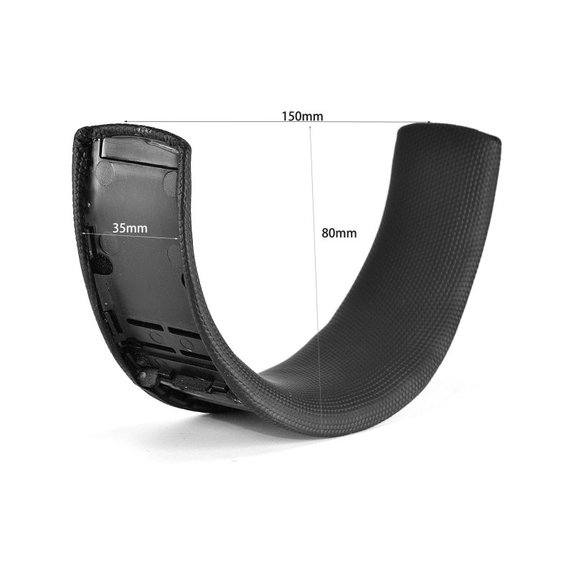 Ersatz Headband für JBL Quantum Q400, Leder, Schwarz