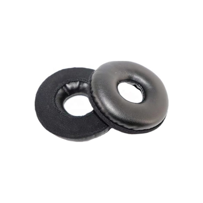 Ersatz-Ohrpolster für Logitech H600, H390, H609, Memory-Schaumstoff + PU-Leder, Schwarz, 1 Paar