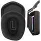 Ersatz-Ohrpolster für Logitech G335, G733, Memory-Schaumstoff + Textil, Schwarz, 1 Paar