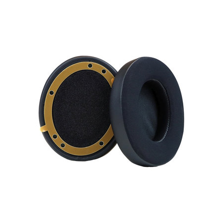 Ersatz-Ohrpolster für Beats Studio Pro, Memory-Schaumstoff + Textil + Leder, Schwarz, Kühlgel, 1 Paar