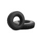 Ersatz-Ohrpolster für Sennheiser HD25, SP 25-1 II, PC150, Memory-Schaumstoff + PU-Leder, Schwarz, 1 Paar