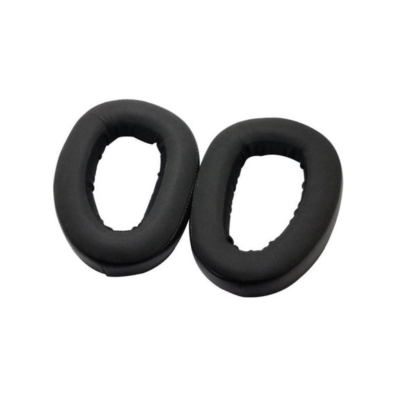 Ersatz-Ohrpolster für Sennheiser GSP500, GSP600, Memory-Schaumstoff + PU-Leder, Schwarz, 1 Paar