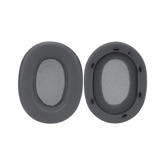 Ersatz-Ohrpolster für Sony ULT Wear, Schaumstoff + Leder, Schwarz, 1 Paar