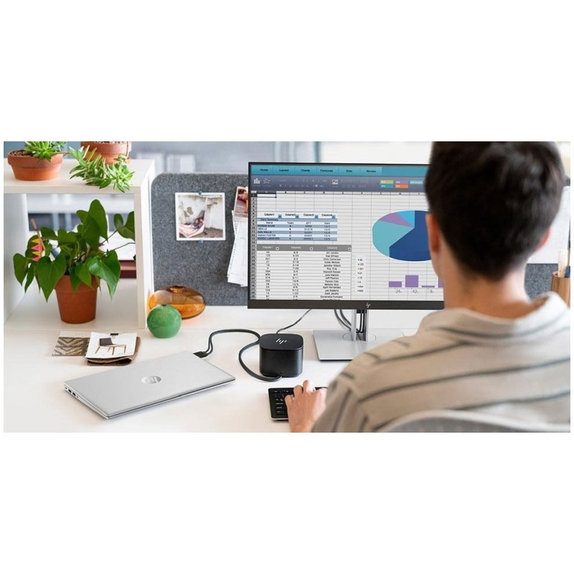 HP - Docking-Station Thunderbolt G2 (USB-C) Refurbished