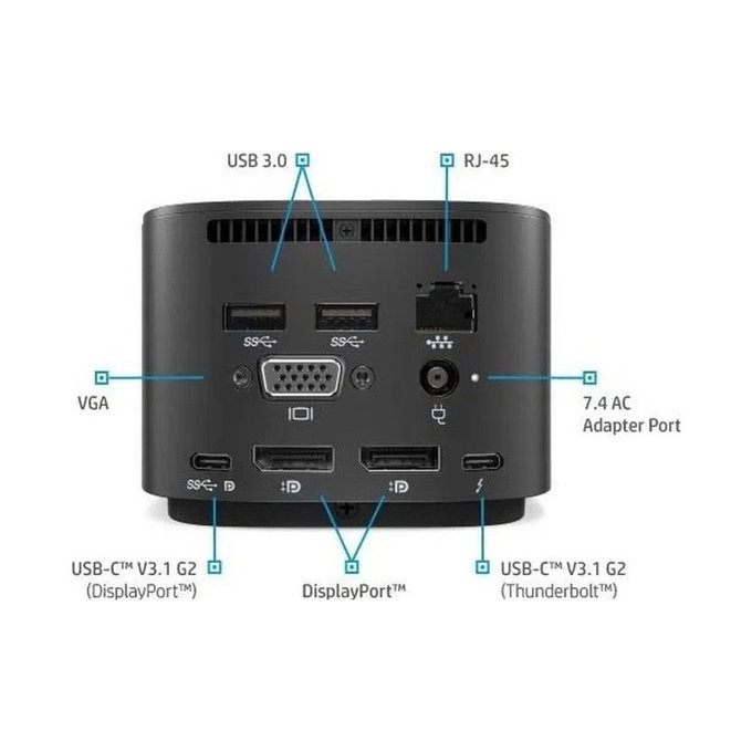 HP - Docking-Station Thunderbolt G2 (USB-C)