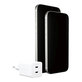 Reiseadapter Grand Prix 2x USB-C, GaN, 45 W PD, Silberweiß, empower