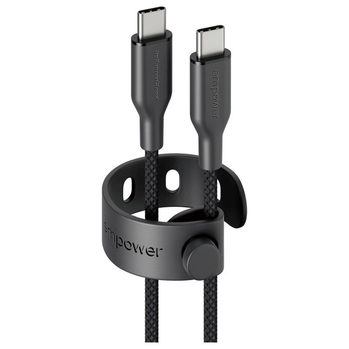 USB-C-Kabel, 60 W, Racing, 1, 2 m, Space Black, empower