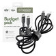 USB-C-Kabel, 60 W, Racing, 1, 2 m, Space Black, empower