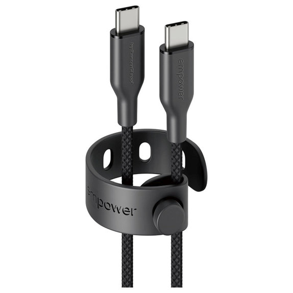 USB-C-Kabel, 60 W, Racing, 2 m, Space Black, empower