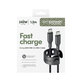 USB-C-Kabel, 240 W, Racing, 1, 2 m, Space Black, empower