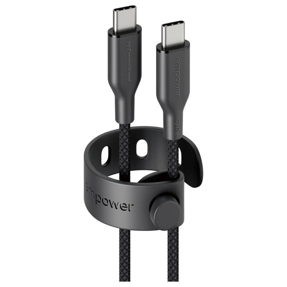 USB-C-Kabel, 240 W, Racing, 2 m, Space Black, empower