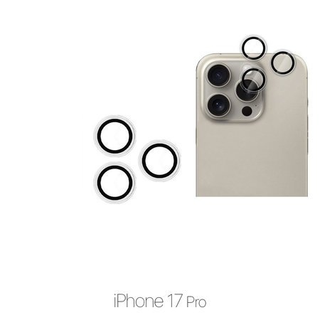 FixPremium Glass - Gehärtetes Glas für Rückkamera ohne Rahmen für iPhone 17 Pro