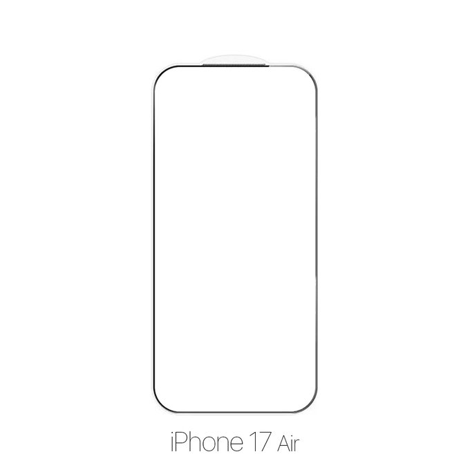FixPremium FullCover Glass - Gehärtetes Glas für iPhone 17 Air