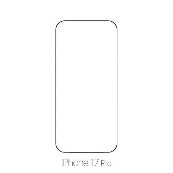 FixPremium FullCover Glass - Gehärtetes Glas für iPhone 17 Pro