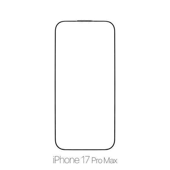 FixPremium FullCover Glass - Gehärtetes Glas für iPhone 17 Pro Max