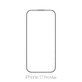 FixPremium FullCover Glass - Gehärtetes Glas für iPhone 17 Pro Max