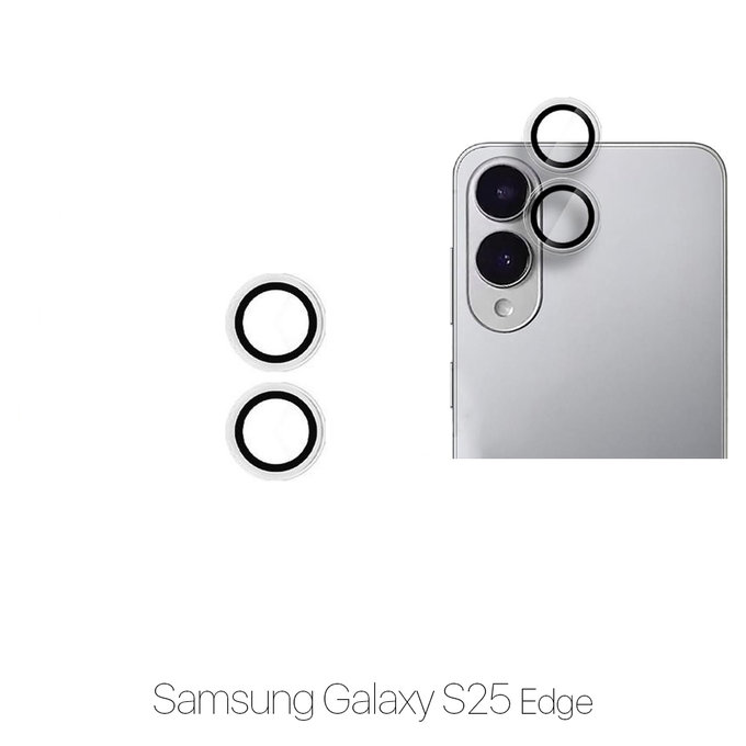 FixPremium Glass - Gehärtetes Glas für Rückkamera ohne Rahmen für Samsung S25 Edge