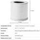 Xiaomi Smart Air Purifier 4 Compact - HEPA-Filter (Aktivkohle) (White)