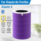 Xiaomi Mi Mijia Air Purifier 4 - HEPA-Filter (Geruchsneutralisierend) (Lila)