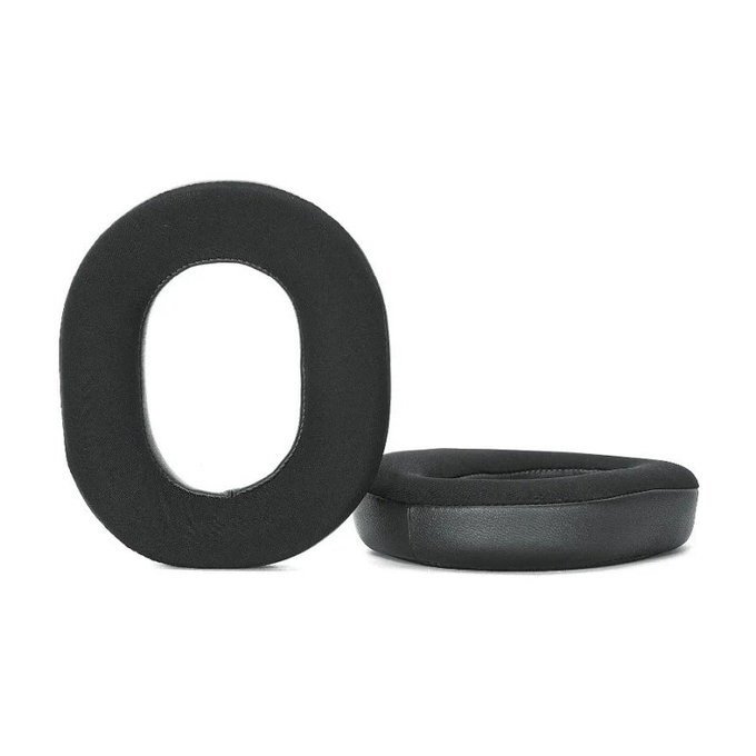 Ersatz-Ohrpolster für Razer Blackshark V3 Pro, Memory-Schaumstoff + Textil, Schwarz, 1 Paar