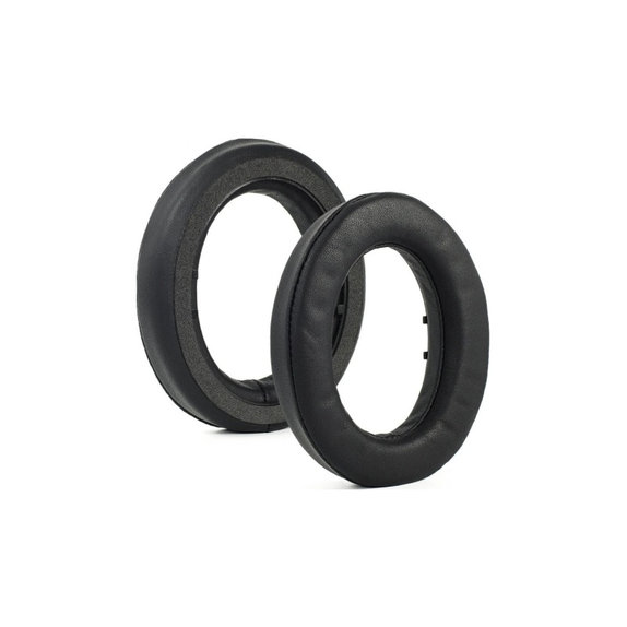 Ersatz-Ohrpolster für Sennheiser HD490 Pro, HD490 Pro Plus, Memory-Schaumstoff + PU-Leder, Schwarz, 1 Paar