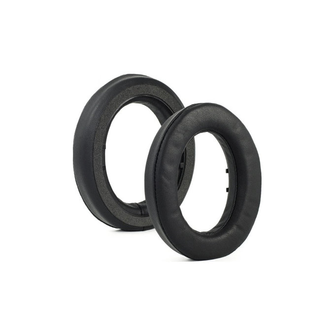 Ersatz-Ohrpolster für Sennheiser HD490 Pro, HD490 Pro Plus, Memory-Schaumstoff + PU-Leder, Schwarz, 1 Paar