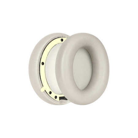 Ersatz-Ohrpolster für Beats Studio Pro, Memory-Schaumstoff + PU-Leder, Grau, 1 Paar