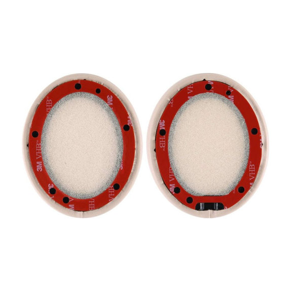 Ersatz-Ohrpolster für Beats Studio 2.0 und 3.0, Memory-Schaumstoff + PU-Leder, Beige, 1 Paar