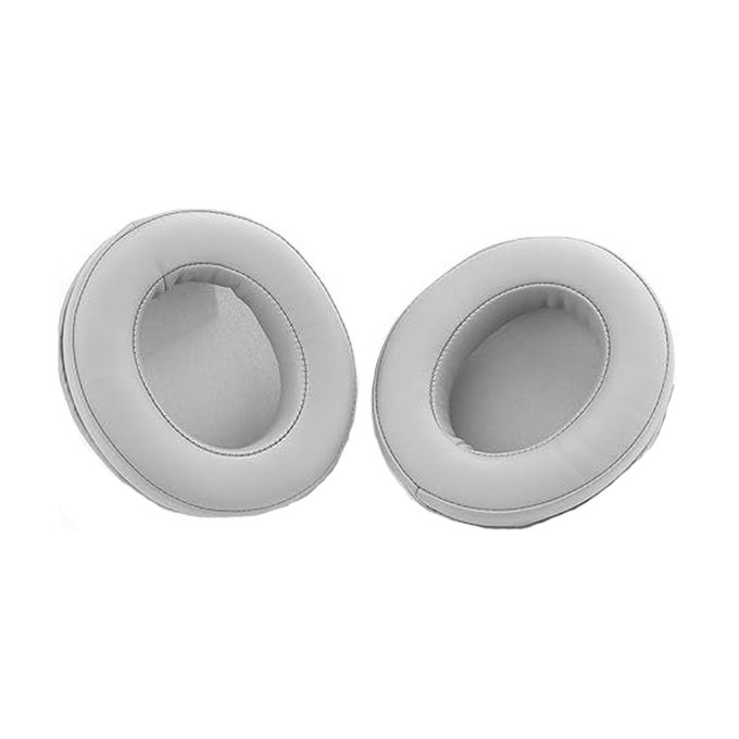 Ersatz-Ohrpolster für Razer Nari und Kraken, Memory-Schaumstoff + PU-Leder + Neopren, Grau, 1 Paar