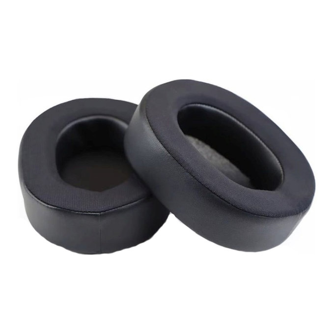 Ersatz-Ohrpolster für Sony WH-1000XM5, Memory-Schaumstoff + Neopren, Schwarz, Kühlgel, 1 Paar