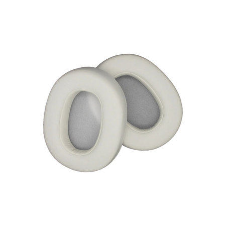 Ersatz-Ohrpolster für Sony WH-ULT900N, Memory-Schaumstoff + PU-Leder, Weiß, 1 Paar