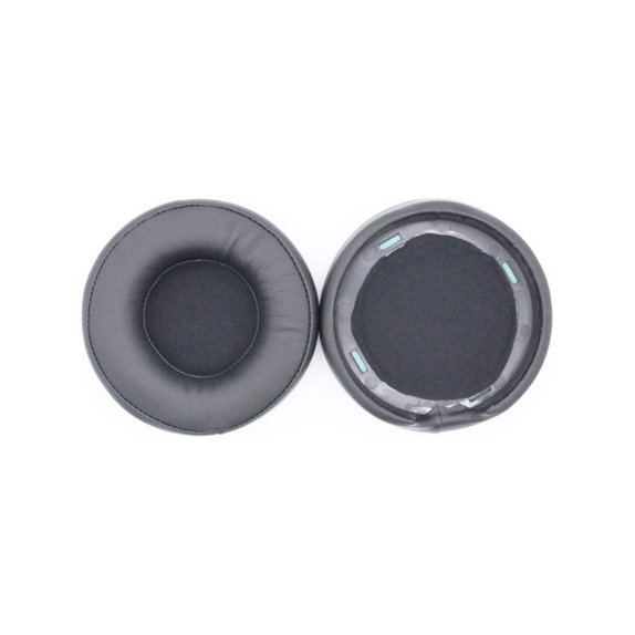 Ersatz-Ohrpolster für SteelSeries Siberia 650, Memory-Schaumstoff + PU-Leder, Schwarz, 1 Paar