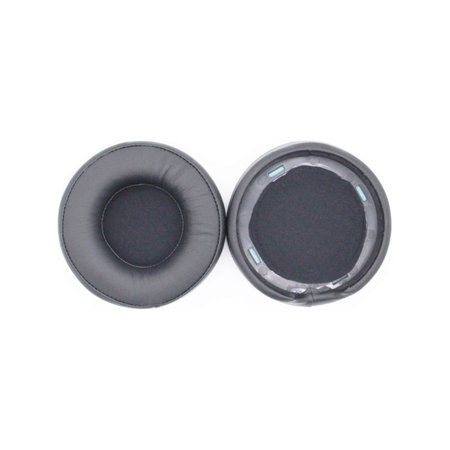 Ersatz-Ohrpolster für SteelSeries Siberia 650, Memory-Schaumstoff + PU-Leder, Schwarz, 1 Paar