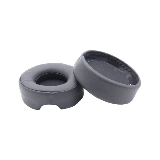 Ersatz-Ohrpolster für SteelSeries Siberia 650, Memory-Schaumstoff + PU-Leder, Schwarz, 1 Paar