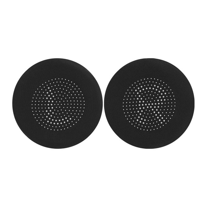 Ersatz-Ohrpolster für Jabra Evolve 75, 75+, UC, MS, Memory-Schaumstoff + PU-Leder, Schwarz, Kühlgel, 1 Paar